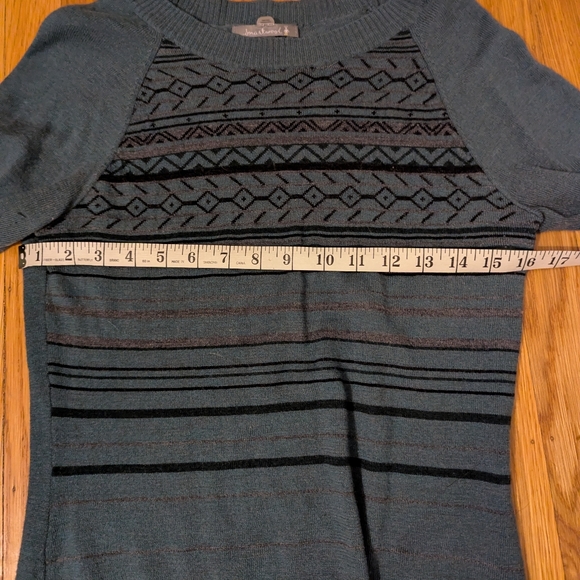 Patterned Blue Smartwool Sweater - Picture 6 of 7